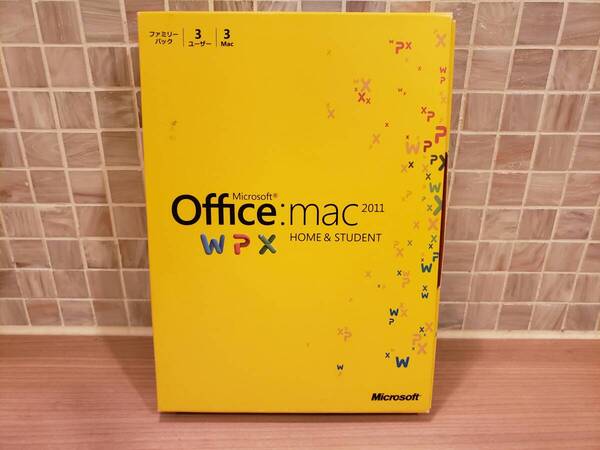 正規 Microsoft Office for Mac Home and Student 2011 ファミリーパック/PC3台/3ライセンス 製品版