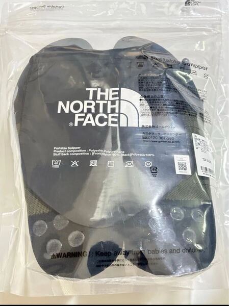 ザノースフェイス ポータブルソリッパー NK ニュートープグリーン Lサイズ 27-28cm NN82370 靴下 サンダル