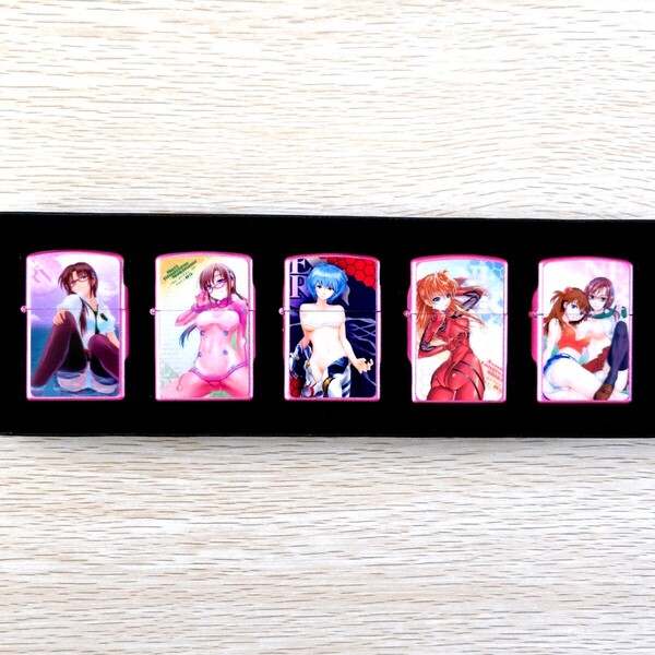 【送料無料】新世紀エヴァンゲリオン ZIPPO風 オイルライターセット
