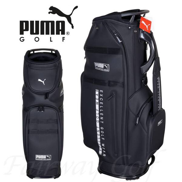 ■定価74,800円 プーマ ゴルフ PUMA EXCELLENT GOLF EGW キャディバッグ 黒■