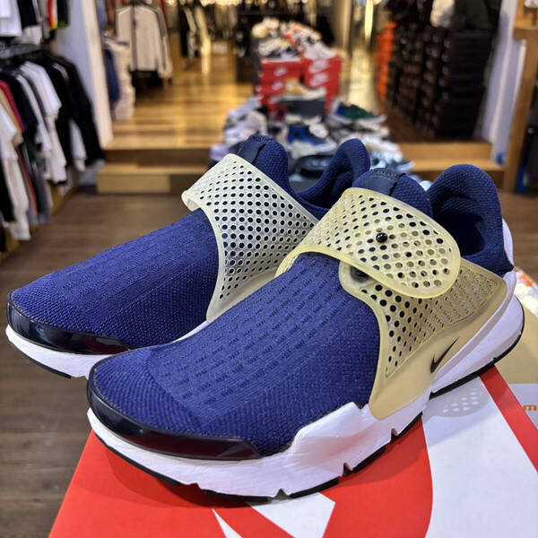 訳あり新品 NIKE ソック ダート ネイビー 819686-400 23cm