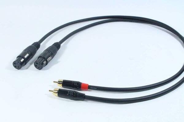 MOGAMI2534 【RCA ‐ XLRメス 1m ペア】オーディオ変換ケーブル ノンブランド 送料無料