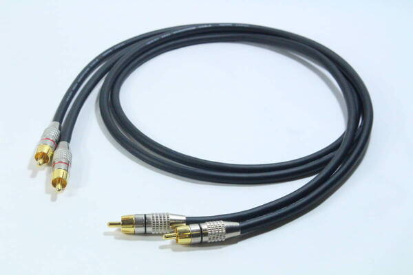 MOGAMI 2534 RCAケーブル【1m ペア 2本セット】 モガミ オーディオ ラインケーブル