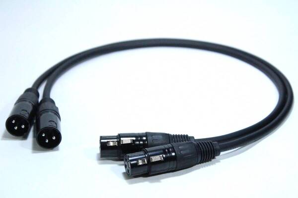 CANARE L-4E6S【3m / XLRオス-XLRメス / 2本セット】マイクケーブル バランス ステレオ オーディオ PA レコーディング
