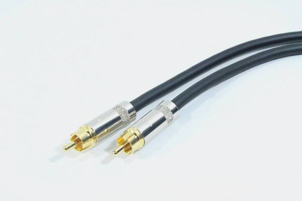RCAケーブル【75cm / MOGAMI 2534 / ペア】ステレオ オーディオ ラインケーブル REAN 金メッキ 定番