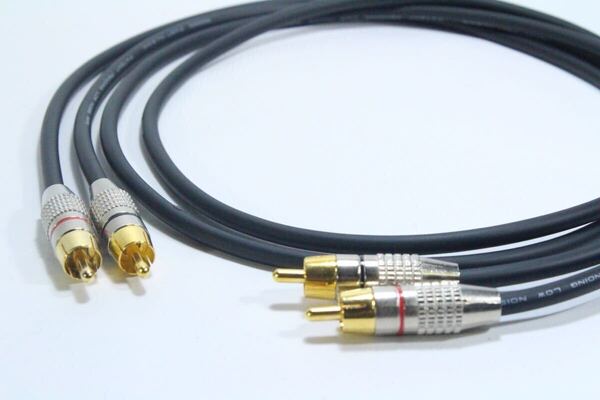 RCAケーブル【MOGAMI 2319 / 3.5m / RCA-RCA / ペア】オーディオ ラインケーブル モガミ 金メッキ ステレオ