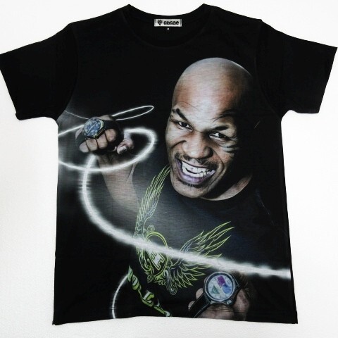 ◯【新品】マイクタイソン Mike Tyson 半袖Tシャツ ボクシング アイアンマン 鉄人 メンズ XLサイズ■管理番号LBT200