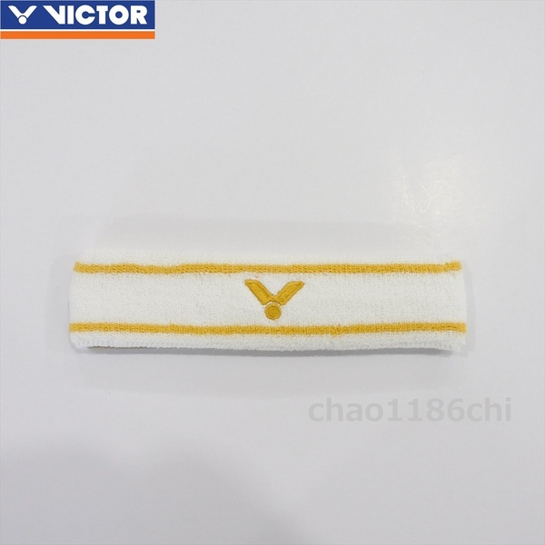新品/送料込/ビクター ヘッドバンド/白/ライン/①/VICTOR/Head Band/ヘアバンド/Hair Band/ホワイト/白/White/ヨネックス/YONEX/AC259