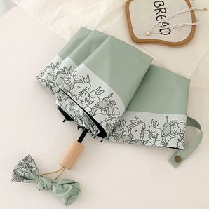 新発売 晴雨兼用日傘 折り畳み傘 UVカット 日傘 雨傘 薄いグリーン オシャレ シンプル インスタ映え 写真撮る 丈夫 8本骨