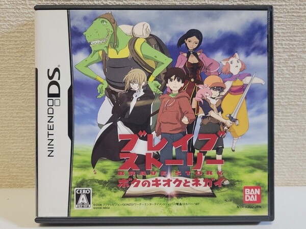 中古☆DS ブレイブストーリー ボクのキオクとネガイ 送料無料 3DSでも 箱 説明書 付き