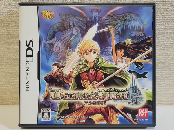 中古☆DS デルトラクエスト 7つの宝石 送料無料 3DSでも 箱 説明書 付き