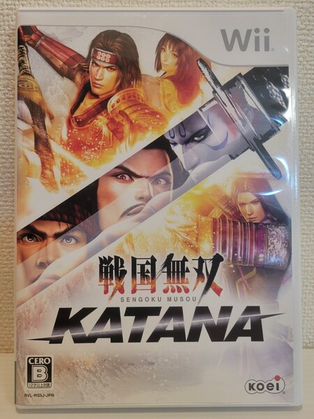 中古☆Wii 戦国無双 KATANA 送料無料 箱 説明書 付き Wii Uでも KOEI コーエーテクモゲームス