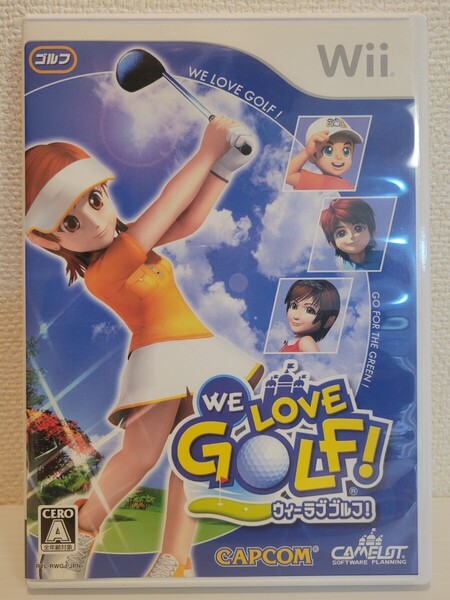 中古☆Wii WE LOVE GOLF! 送料無料 箱 説明書 付き Wii Uでも ウィー ラブ ゴルフ CAPCOM