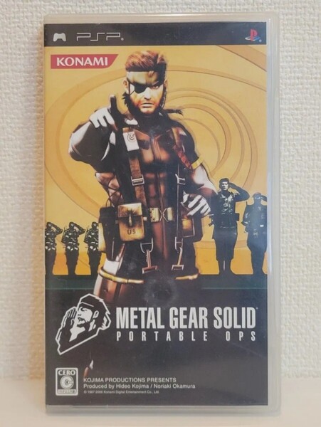 中古☆PSP メタル ギア ソリッド ポータブル オプス 送料無料 PS PORTABLE METAL GEAR SOLID OPS