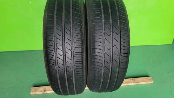 185/65r15 88S トーヨー SD-7 2本セット 残り溝:6.8㎜ 8分山 ヤリス プリウス ノート ティーダ №96629