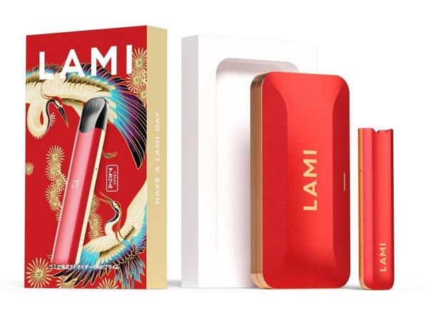 LAMI プライム 電子タバコ (本体) VAPE 400mA アカツル
