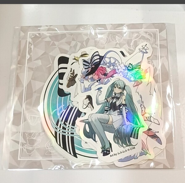 初音ミクシンフォニーコラボカフェ「After Party in Yokohama」オーロラステッカーセット 巡音ルカ鏡音リン鏡音レンKAITOMEIKO イーディス