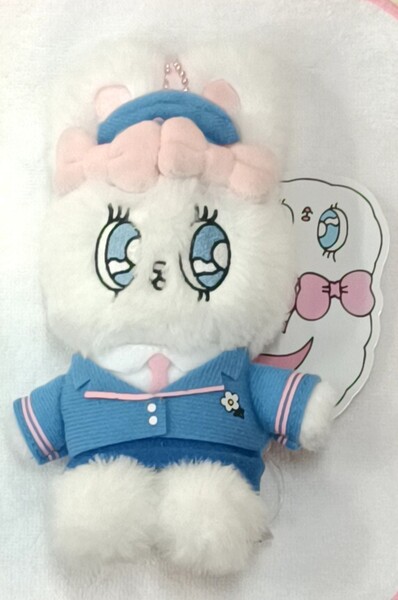 Esther Bunny 駅員マスコット クリームバニー エスターバニー 白 キーホルダー ぬいぐるみ