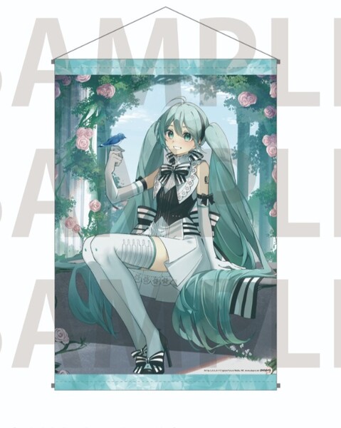初音ミクシンフォニーコラボカフェ「After Party in Yokohama」初音ミク B2タペストリー イーアニ イーディス
