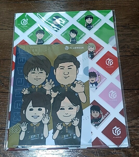 Mリーグ23-24 BEASTX 丸山奏子イラストクリアファイル 猿川真寿鈴木大介菅原千瑛中田花奈 麻雀