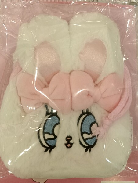 Esther Bunny フェイス巾着 クリームバニー エスターバニー ぬいぐるみ マスコット 白