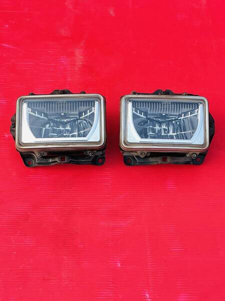 大型 トラック バス サロンバス 小糸 KOITO LED ヘッドライト ヘッドランプ 左右 24V 角型 角目 24385 KOITO セット 動作OK Rei2856