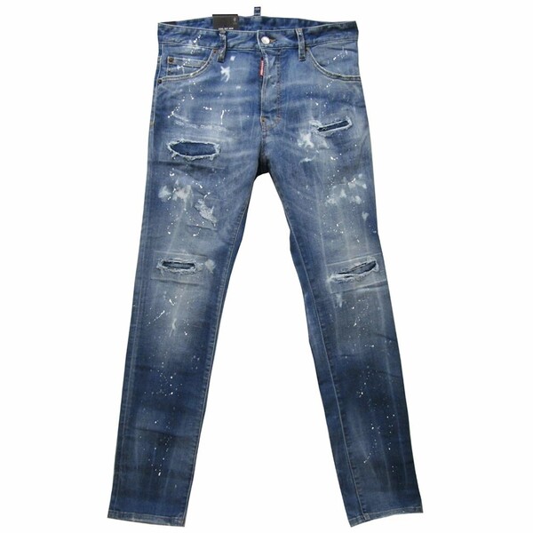 新品・本物 DSQUARED2 ディースクエアード ジーンズ デニム メンズ COOL GUY JEAN S74LB1443 470 ウォッシュブルー 42