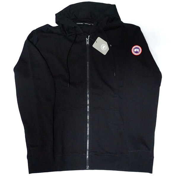 新品・本物 カナダグース CANADA GOOSE ジップパーカー メンズ 7401M 61 BLACK ブラック XXL