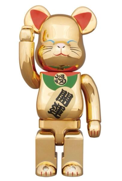 BE@RBRICK 400% 招き猫 ベアブリック 金メッキ 弍 メディコムトイ MEDICOM TOY 正規品 未開封品 ソラマチ 限定 開運 2013年販売 GOLD