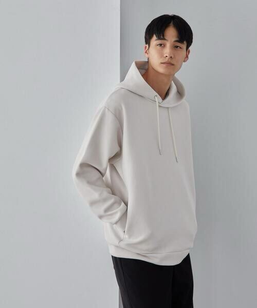 green label relaxing UNITED ARROWS ユナイテッドアローズ ソフト ダンボール 長袖 フーディー パーカー men's メンズ トップス S