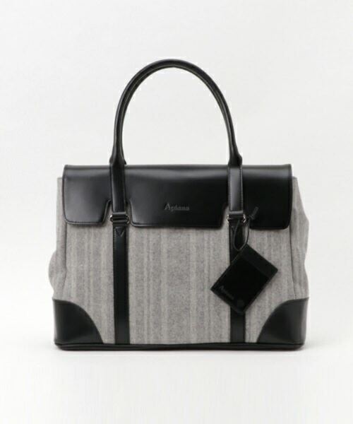 MEN'S BIGI メンズ ビギ 【Apiana(アピアナ)】別注 フラップ付きトート ワーカーストライプ バッグ カバン free W45×H30×D15 cm