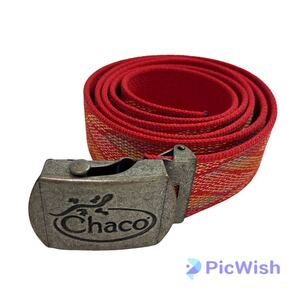 CHACO チャコ men's メンズ ベルト アジアン ネイティブ アウトドア アメリカン 柄物 size:約3×111cm collar:レッド