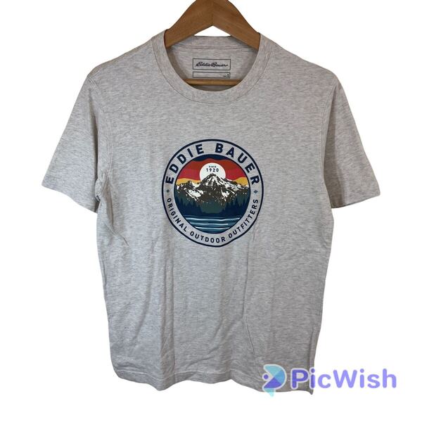 Eddie Bauer エディーバウアー men's メンズ トップス 半袖 tシャツ アウトドア キャンプ フェス マウンテン size:S