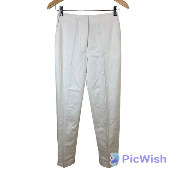 theory セオリー DAWN PANT テーパード センタープレス ladies レディース ボトムス パンツ ズボン ボタンフライ 無地 00(XS)
