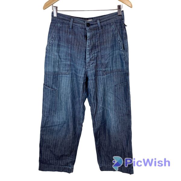 Paul Smith jeans ポールスミス men's メンズ ボトムス ヒッコリー ストライプ デニム パンツ ジーンズ ジーパン ヘリンボーン