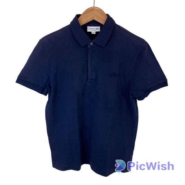 LACOSTE ラコステ 半袖 ポロシャツ ワニ ワンポイント カジュアル men's メンズ トップス サマー 夏服 夏物 size:3