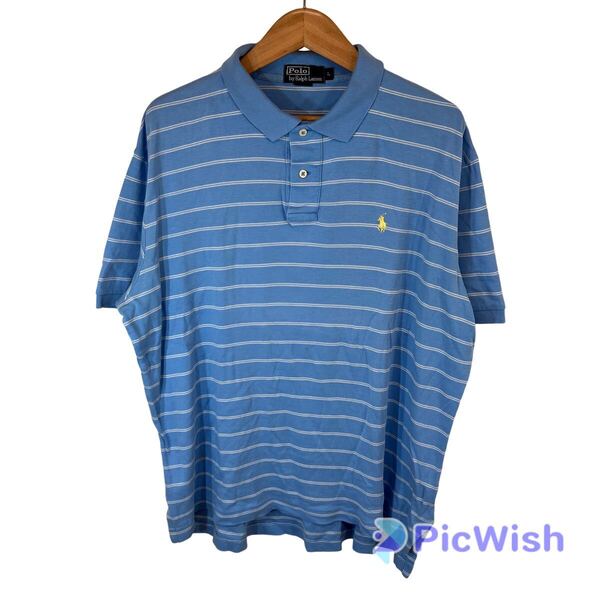90s 90年代 ralph lauren ラルフローレン 半袖 ボーダー ポロシャツ men's メンズ トップス アメカジ ヴィンテージ ビンテージ L