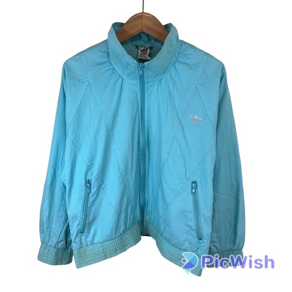 80s 80年代 adidas アディダス men's メンズ トップス トレフォイル ナイロン ジャケット ジャージ ヴィンテージ ビンテージ S