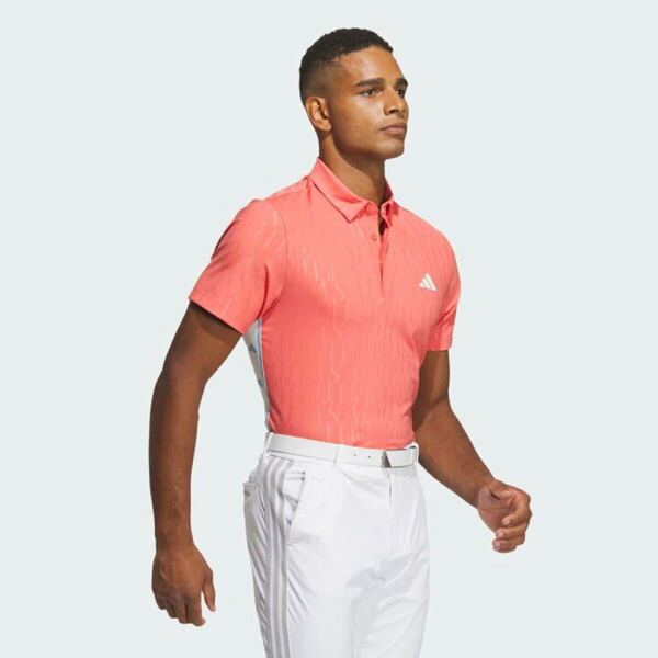 adidas アディダス golf ゴルフ men's メンズ HEAT.RDYデボスグラフィックシャツ パフォーマンス トップス 部活 サークル IN9037 2XL
