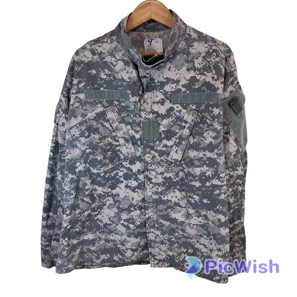 American Apparel アメリカンアパレル US.NAVY ユーエスネイビー men's メンズ COAT ARMY COMBAT UNIFORM/ACUジャケット L カモフラ