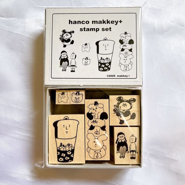 hanco makkey+ハンコマッキー スタンプセット はんこ