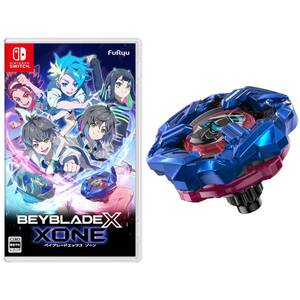 【中古】ベイブレードエックス XONE (ベイブレードエックス ゾーン) -Switch 【メーカー特典】「シノビナイフ4-60LF メタルコート: