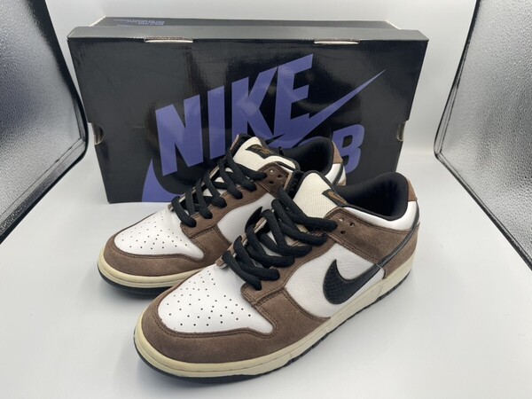 NIKE DUNK LOW PRO SB ナイキ ダンクローカットスニーカー ブラウン/ホワイト 304292-102 US10.5 28.5cm