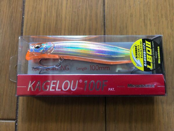 【新品】カゲロウ 100F (SP-C) 常夜灯マジック KAGELOU メガバス 検索)98 99 124 125 140 ブローウィン サイレントアサシン