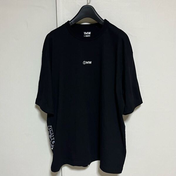 1MW by SOPH. gu ソフ コラボ Tシャツ 黒 L 美品 管理B1483