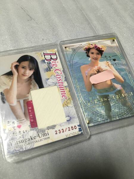 ジュートク 八掛うみ ぎゅーしてください 着衣済み衣装 撮影 250枚限定 SPカード 2枚セット JYUTOKU セクシー女優