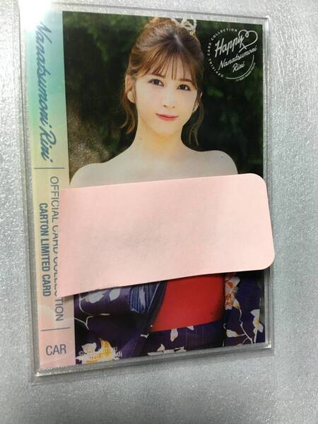 ジュートク 七ツ森りり Happy クリアカード カートン特典 トレカ セクシー女優 アイドル