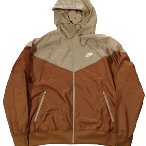ナイキ(NIKE) ウィンドランナー フーディ ジップ ジャケット 2XL ブラウン 茶 スポーツウェア HE ウーブン ビッグサイズ
