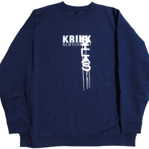 Silas (サイラス) xKRINK クリンク ビッグ スウェット Lサイズ ネイビー NAVY スケート グラフィティ ペイント ペンキ