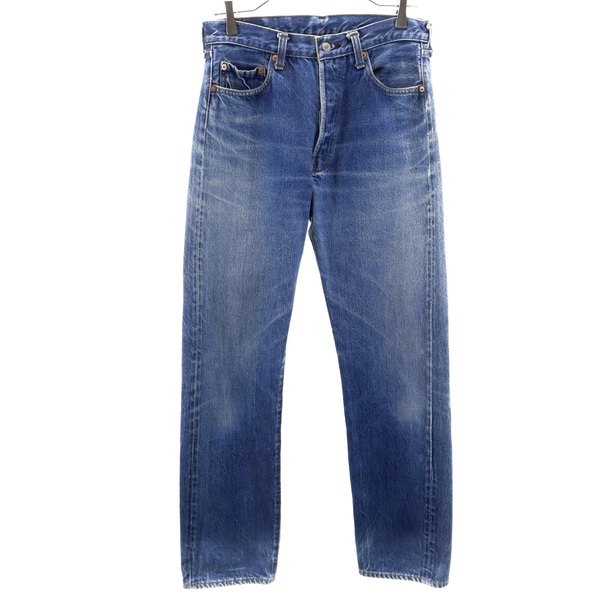 米国製 80s セルビッジ Levi’s 501 W31 (W29~W30) ビンテージ 耳 オリジナル アメリカ米国製 セルビッチ 赤耳 Led Line デニムパンツ